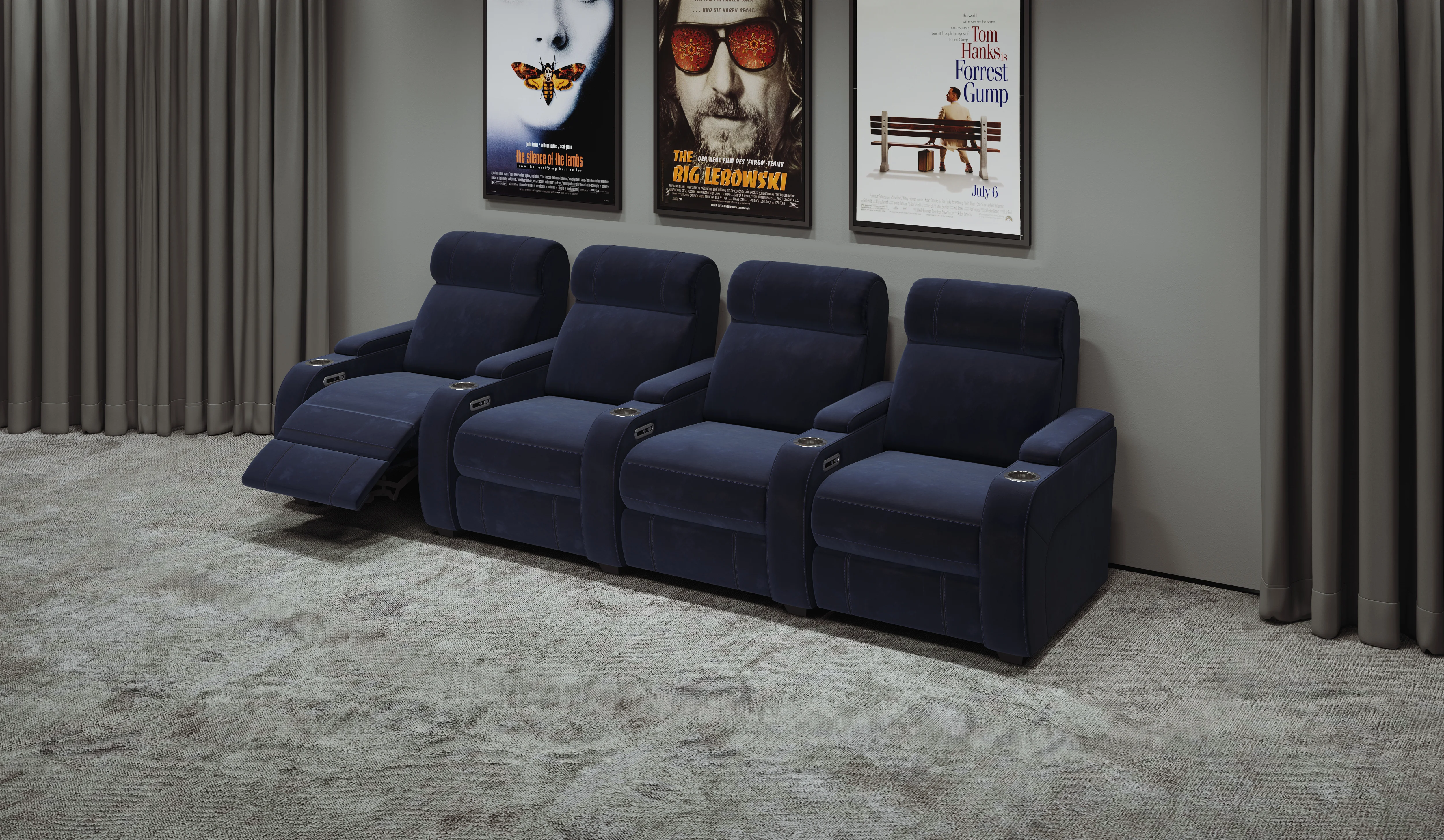 Super Premium bioscoopstoelen met geavanceerde functies